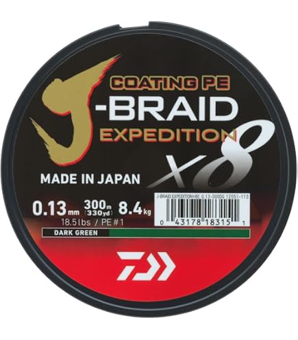 Amazon.com : DAIWA 8 Strand Izanas Braid Line J-Braid X8 GRAND